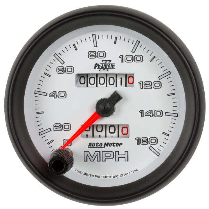 3-3/8 In. SPEEDOMETER 0-160 MPH PHANTOM II