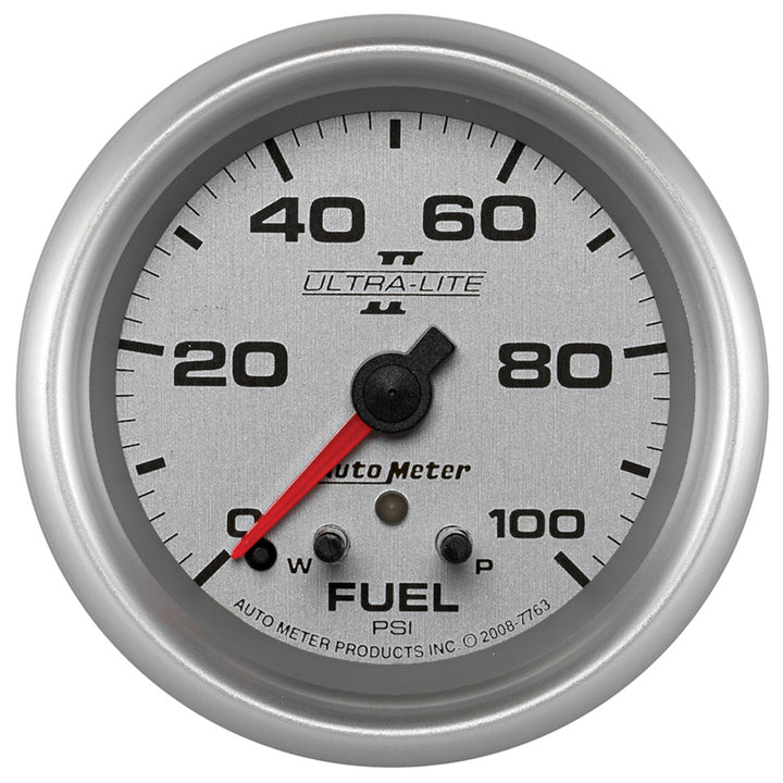 2-5/8 In. FUEL PRESSURE 0-100 PSI ULTRA-LITE II