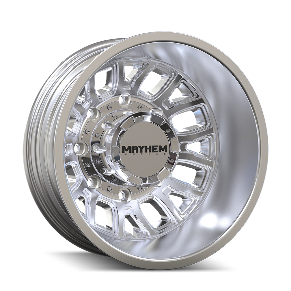 MAYHEM COGENT DUALLY 8107D POLISHED 17X6.5 8-165.1 -142MM 121.3MM