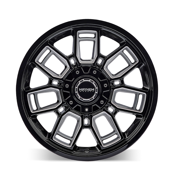 MAYHEM ORDINANCE 8118 GLOSS BLACK MILLED 20X9 5-127/5-139.7 0MM 87.1MM