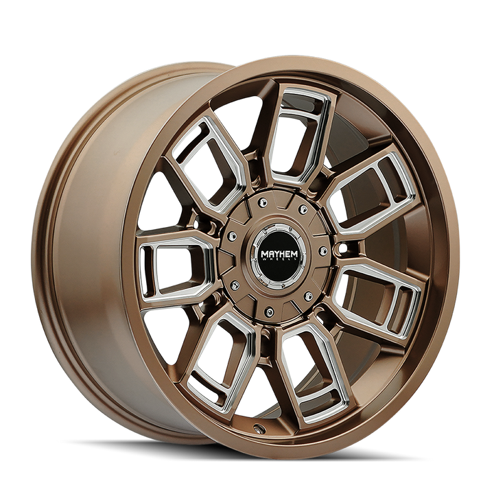 MAYHEM ORDINANCE 8118 MATTE BRONZE/MILLED 20X9 5-127/5-139.7 0MM 87.1MM
