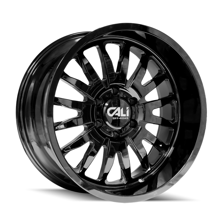 CALI OFF-ROAD SUMMIT 9110 GLOSS BLACK 22X12 8-165.1 -51MM 125.2MM 9110-22281GBN