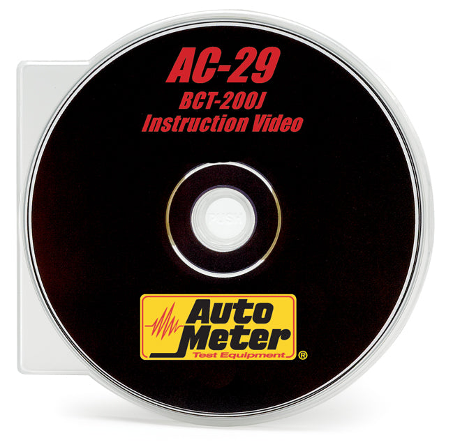 AC-29; DVD Instruction Video For The BCT-200J
