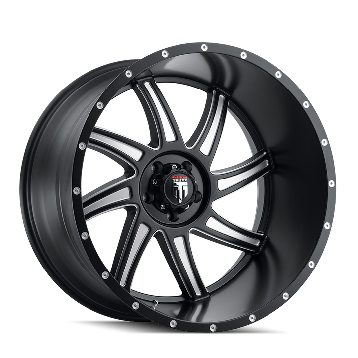 VORTEX (AT162) SATIN BLACK MILLED