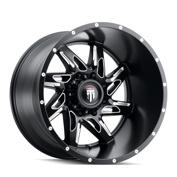 SPYDER (AT183) SATIN BLACK MILLED