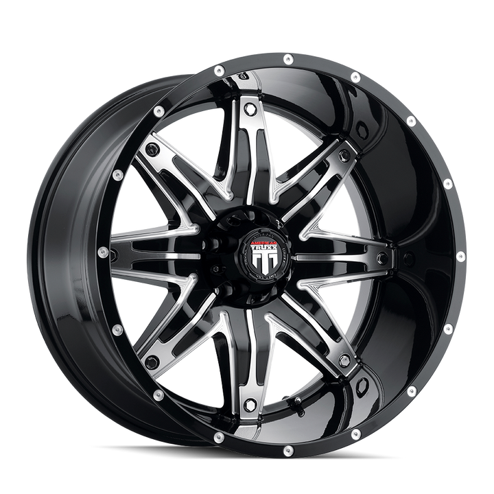 LONESTAR (AT185) GLOSS BLACK MACHINED