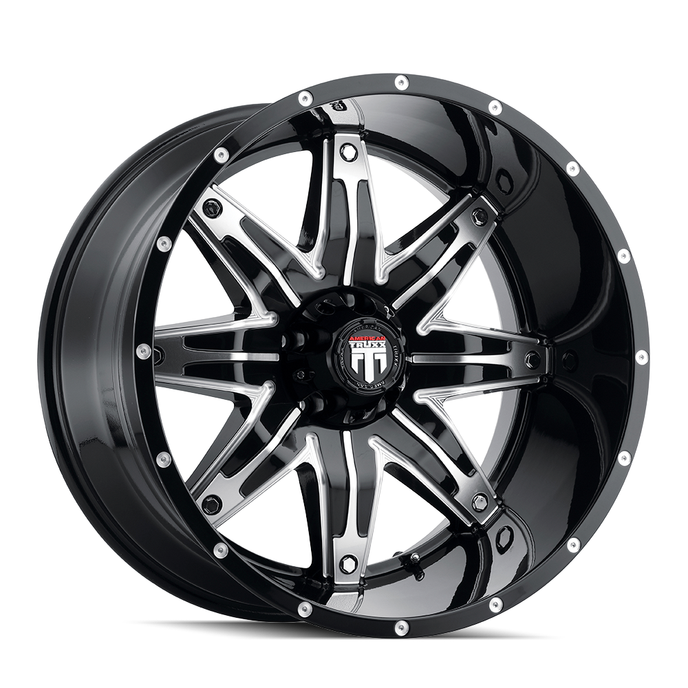 LONESTAR (AT185) GLOSS BLACK MACHINED