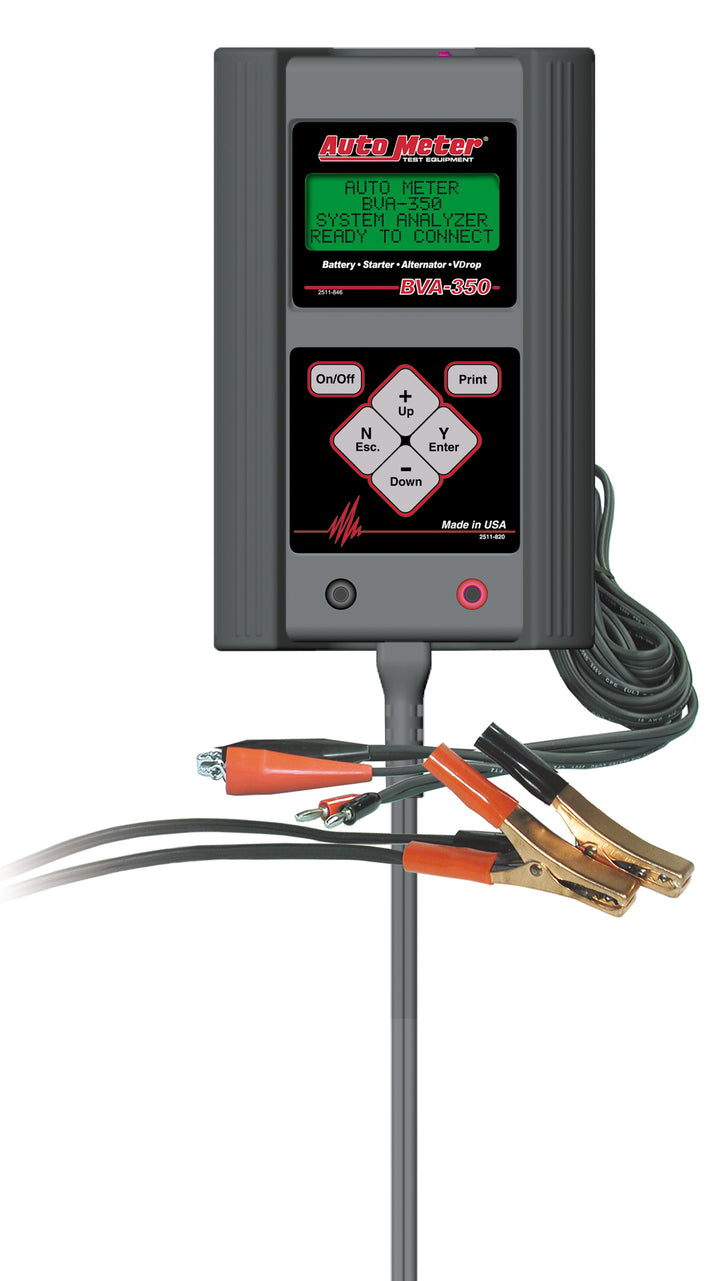 BVA-350; Technician Grade Intelligent Handheld Automotive/ Heavy Duty Truck Electrical System Analyzer For 6V &amp; 12 Applications