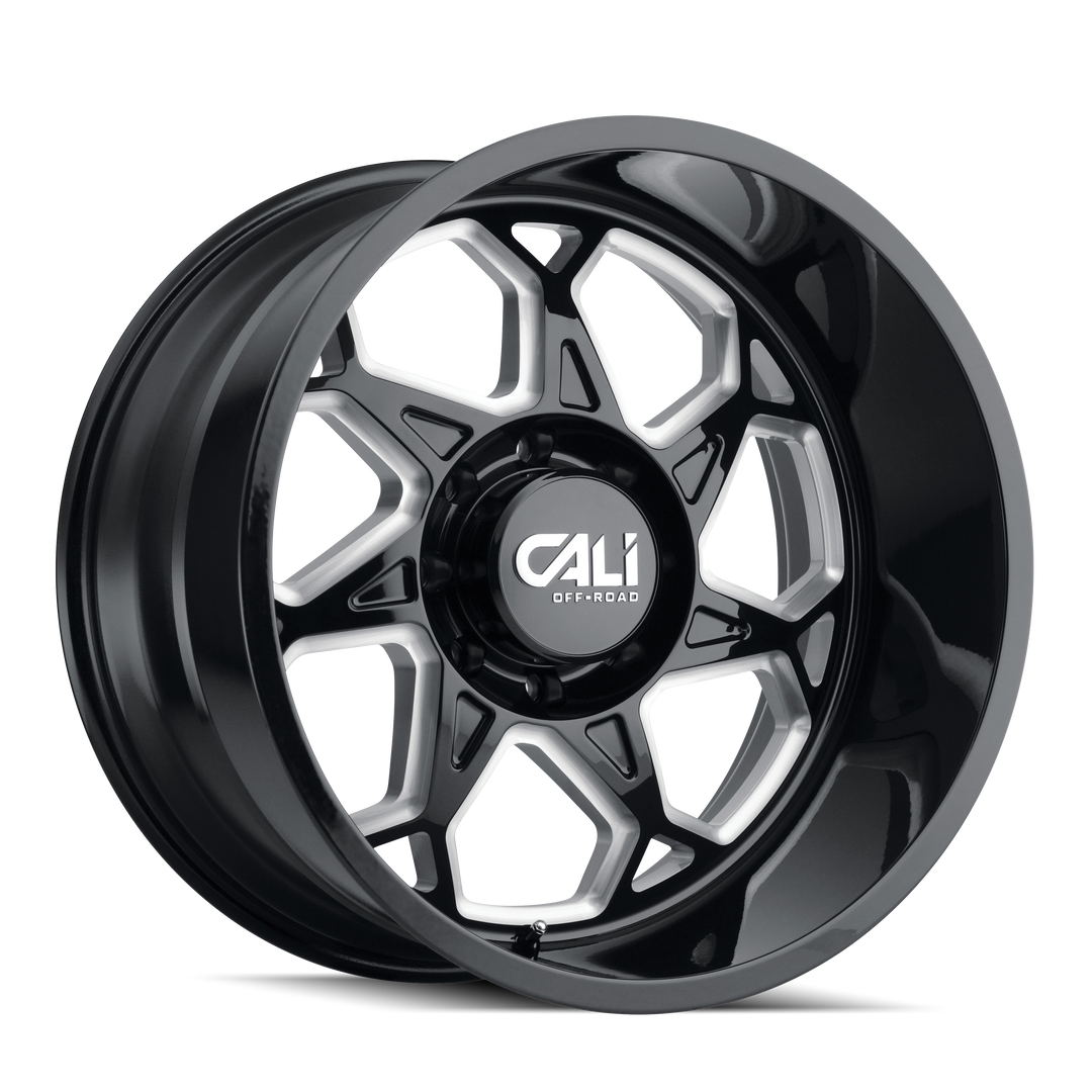 CALI OFFROAD SEVENFOLD (9111) GLOSS BLACK MILLED - 9111-2283BM