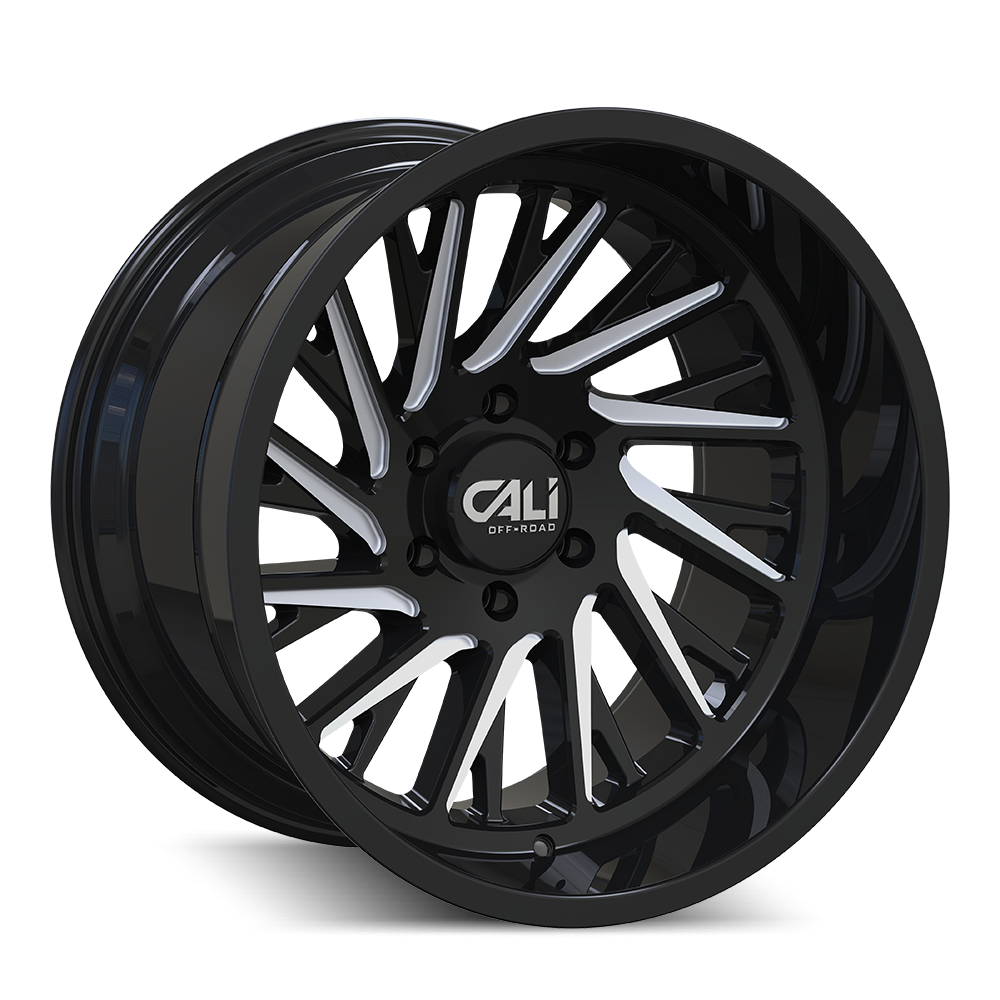 CALI OFFROAD PURGE (9114) GLOSS BLACK MILLED - 9114-22281BM