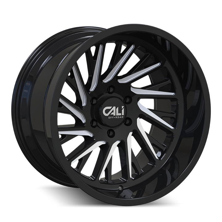 CALI OFFROAD PURGE (9114) GLOSS BLACK MILLED - 9114-2281BM
