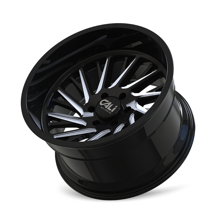 CALI OFFROAD PURGE (9114) GLOSS BLACK MILLED - 9114-22270BM
