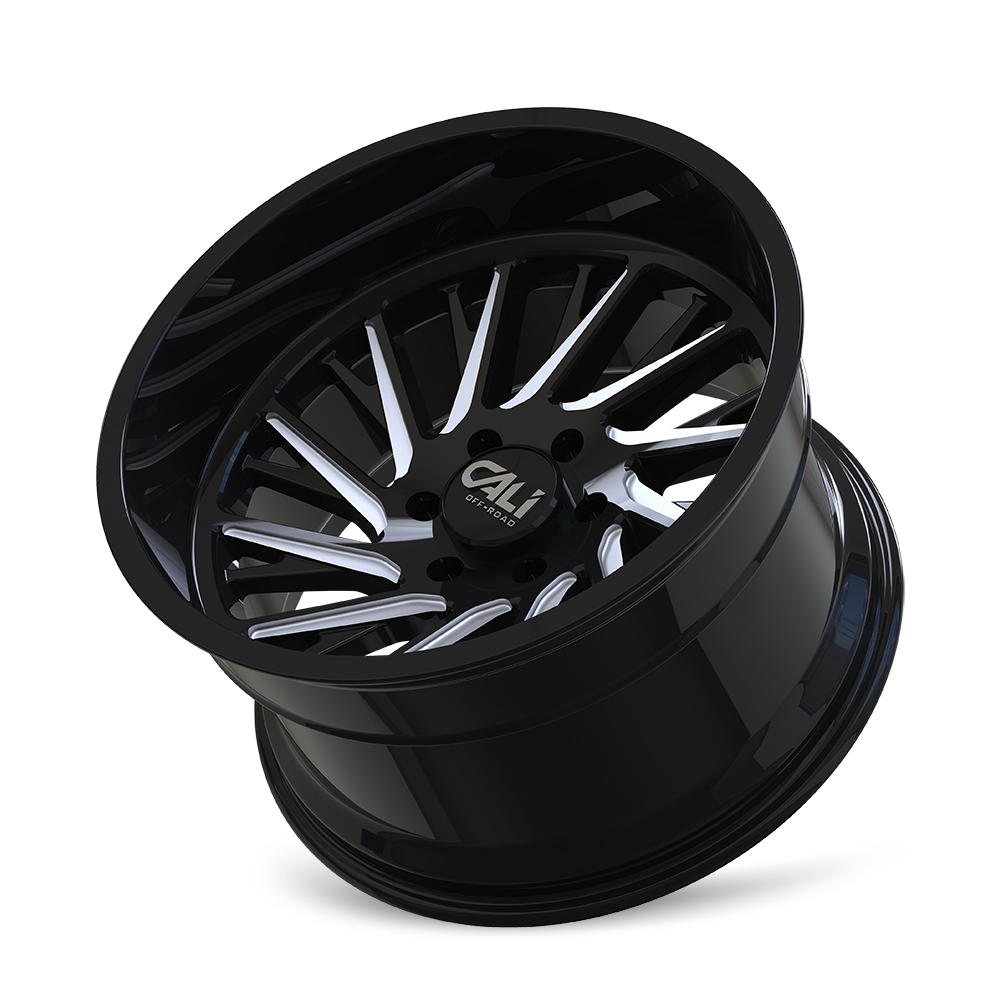 CALI OFFROAD PURGE (9114) GLOSS BLACK MILLED - 9114-22236BM