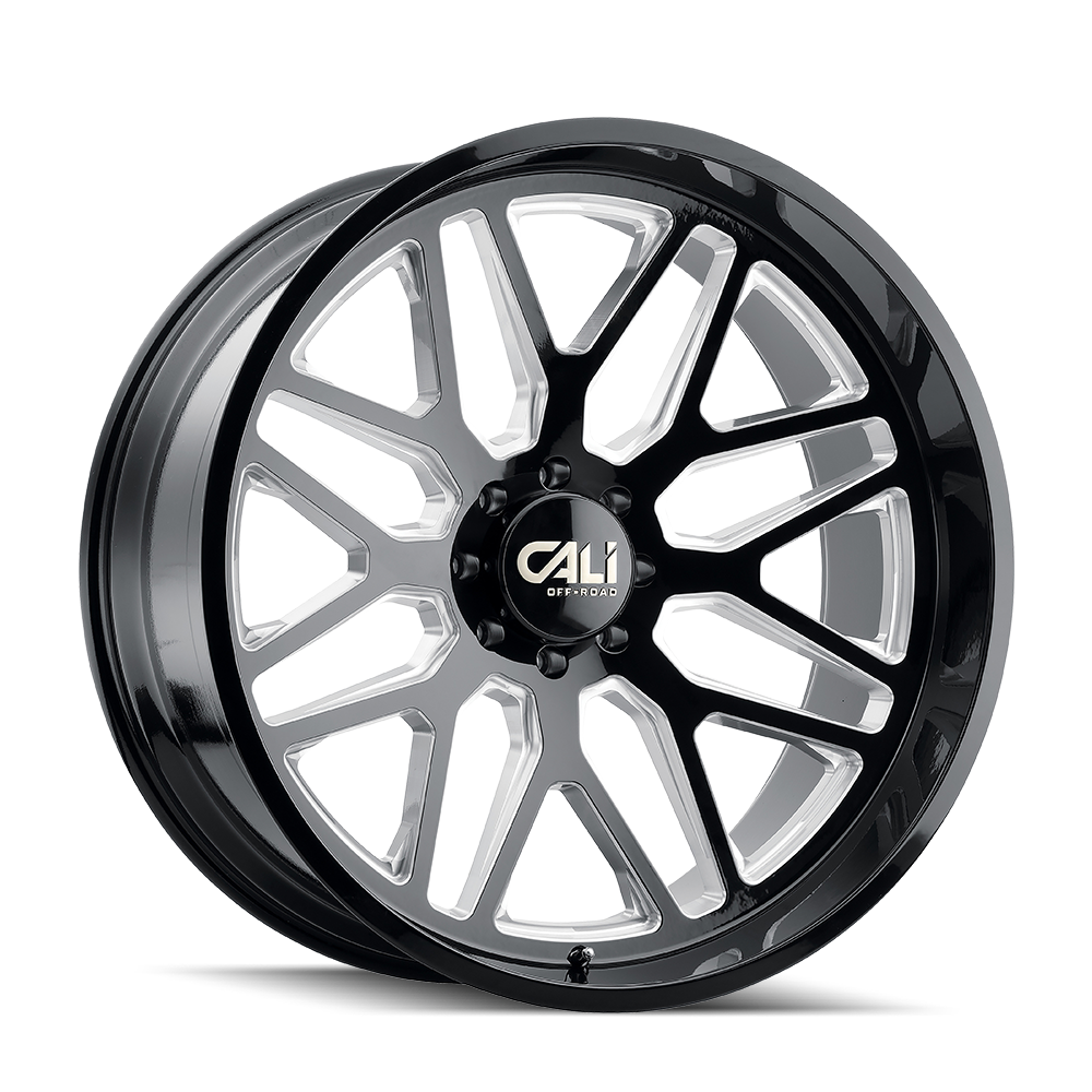 CALI OFFROAD INVADER (9115) GLOSS BLACK MILLED - 9115-28236BM