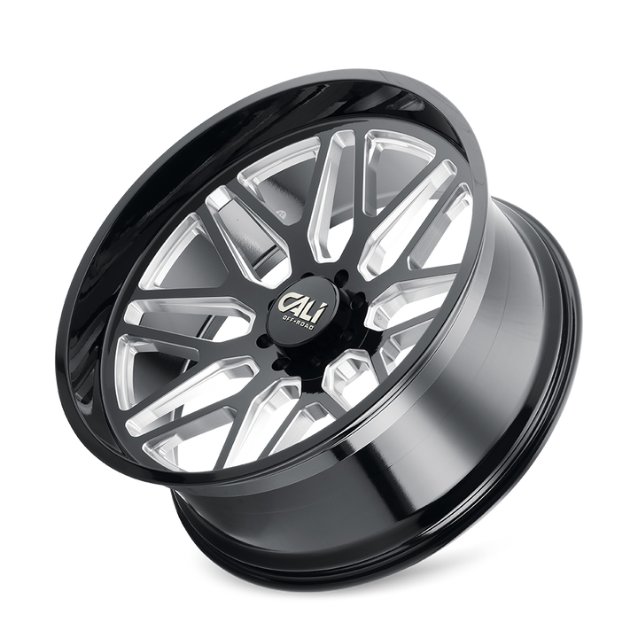 CALI OFFROAD INVADER (9115) GLOSS BLACK MILLED - 9115-22270BM