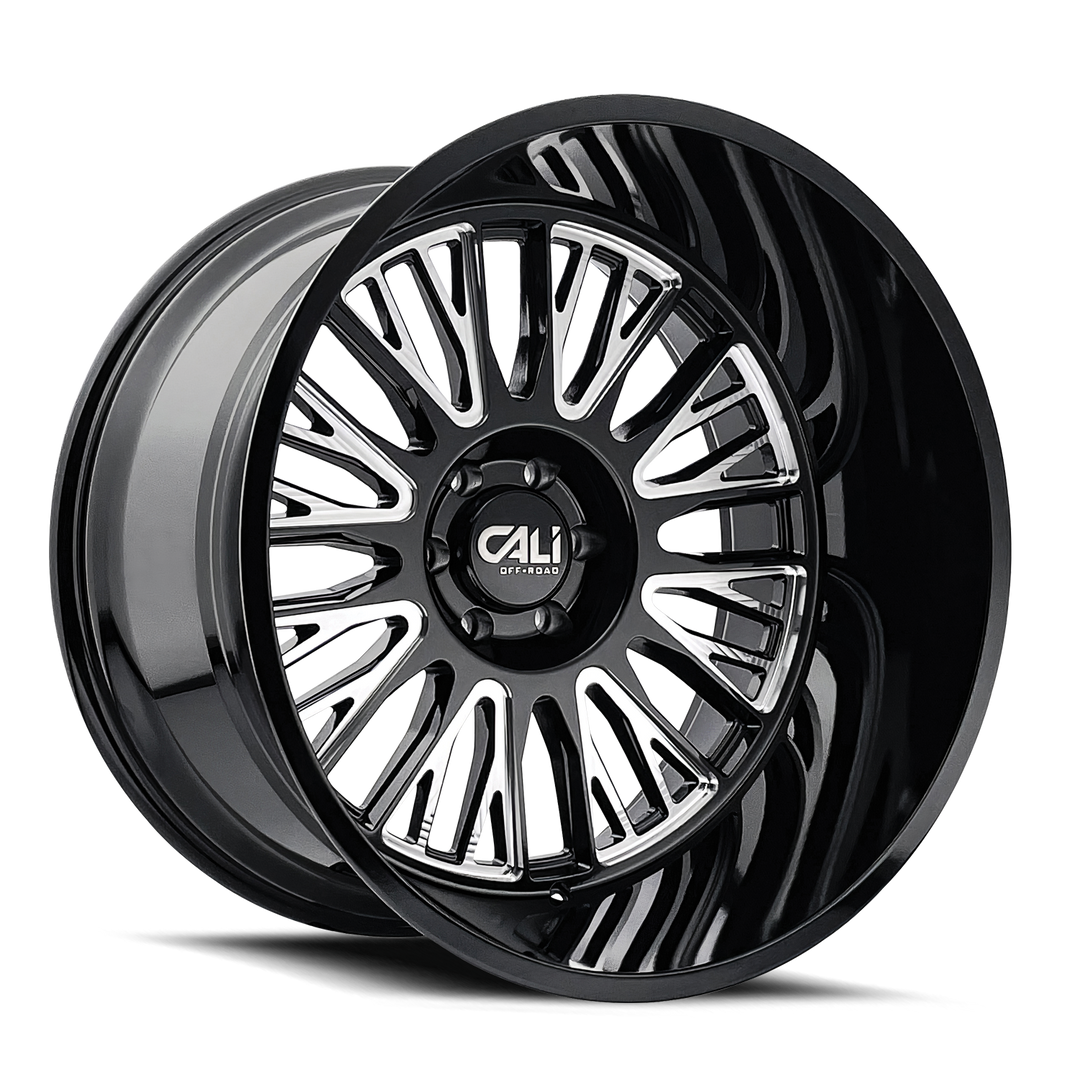 CALI OFFROAD VERTEX (9116) BLACK MILLED - 9116-2136BM