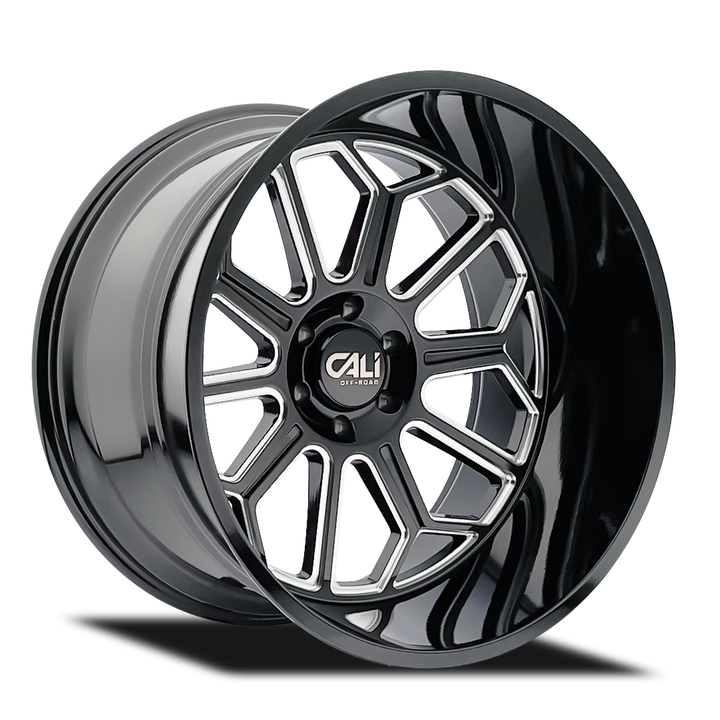 CALI OFFROAD AUBURN (9117) GLOSS BLACK MILLED - 9117-2136BM