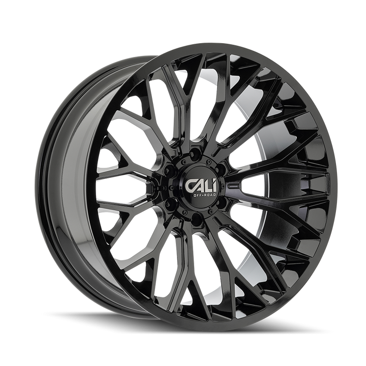 CALI OFF-ROAD EVOKE 9119 GLOSS BLACK 22X10 6-139.7 -19MM 106MM 9119-22183GB-19