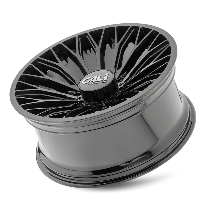 CALI OFF-ROAD EVOKE 9119 GLOSS BLACK 22X10 8-170 -19MM 125.2MM 9119-22170GB-19