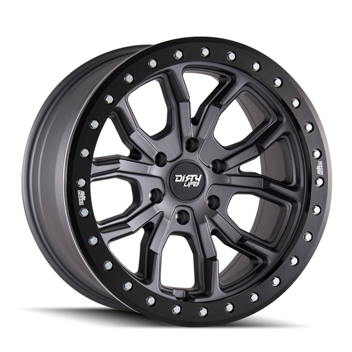 DIRTY LIFE DT-1 9303 SATIN GUNMETAL 17X9 6-139.7  -12MM 106MM 9303-7983MGT12