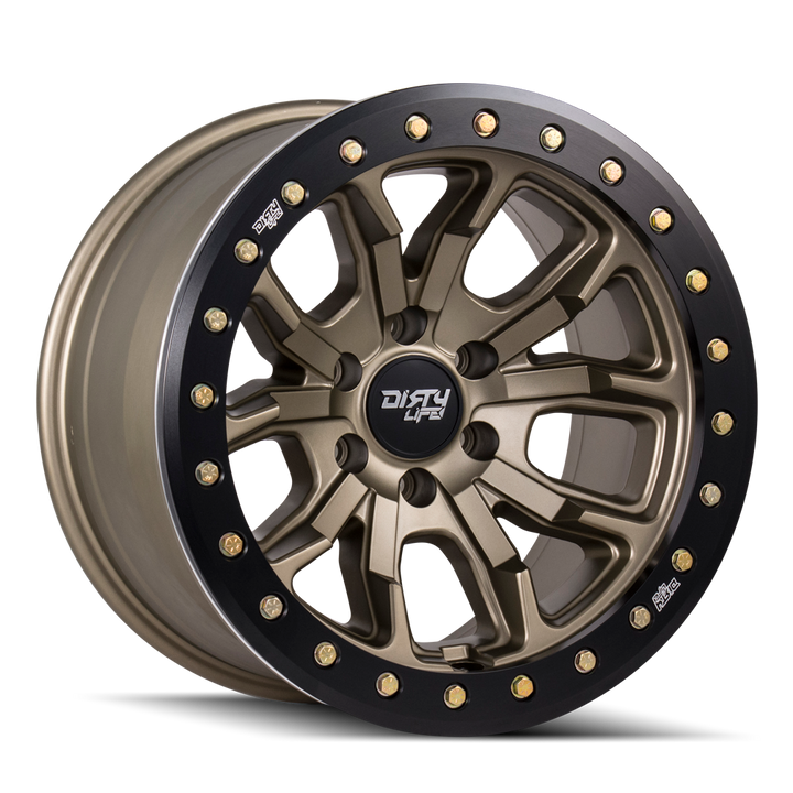 DIRTY LIFE DT-1 9303 SATIN BRONZE 17X9 8-165.1 -12MM 130.8MM 9303-7981MGD