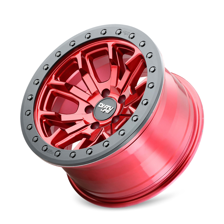 DIRTY LIFE DT-1 9303 CRIMSON CANDY RED 17X9 5-127 -38MM 78.1MM 9303-7973R38