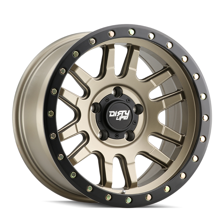 DIRTY LIFE CANYON PRO 9309 SATIN GOLD 17X9 5-127 -12MM 71.5MM 9309-7973MGD12