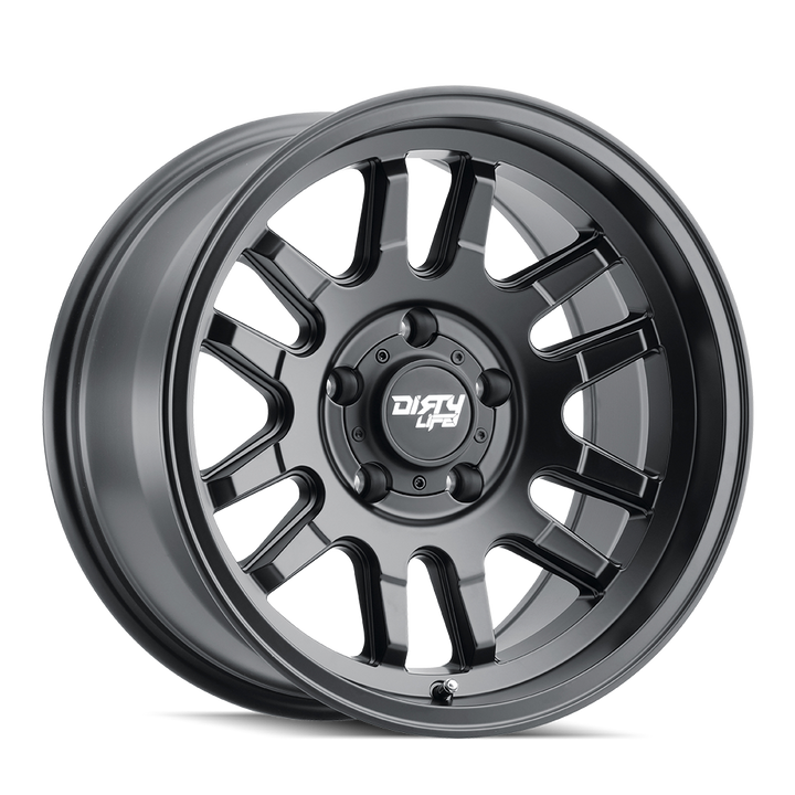 DIRTY LIFE CANYON 9310 MATTE BLACK 17X9 5-127 -12MM 71.5MM 9310-7973MB12