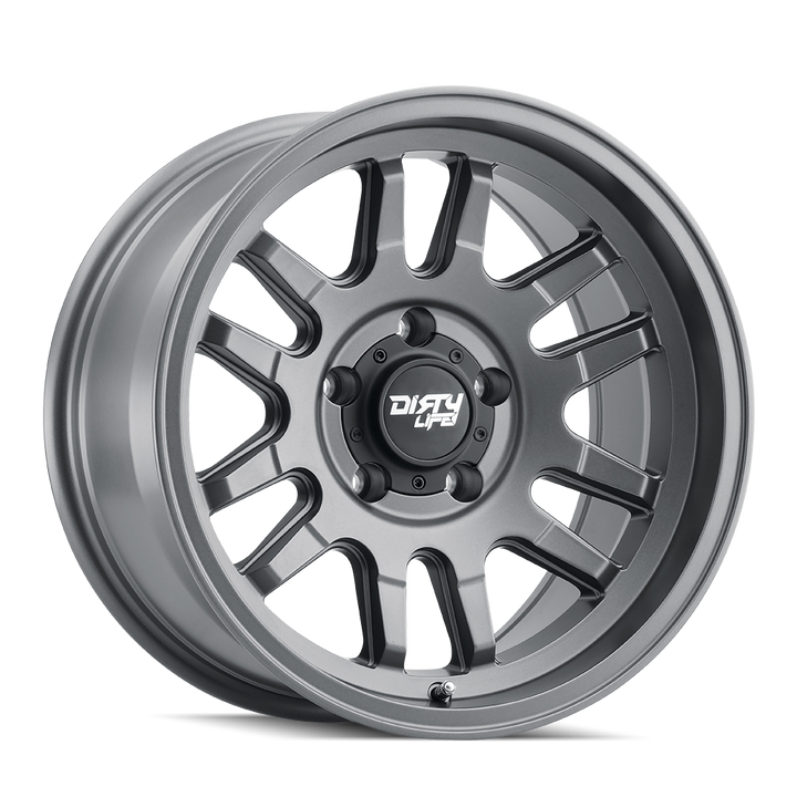 DIRTY LIFE CANYON 9310 SATIN GRAPHITE 17X9 5-127 -12MM 71.5MM 9310-7973MGT12