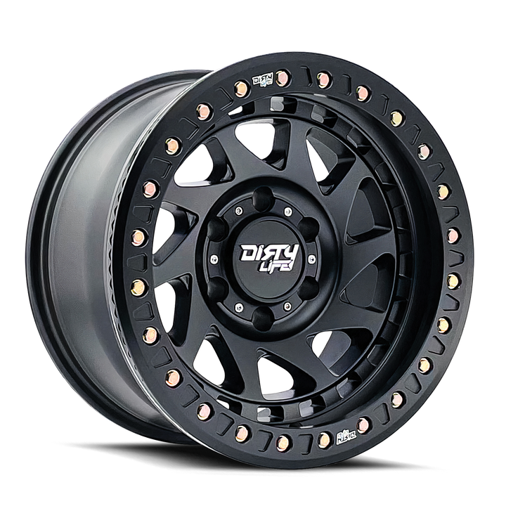 DIRTY LIFE ENIGMA RACE 9313 MATTE BLACK 17X9 5-127 -38MM 78.1MM 9313-7973MB38