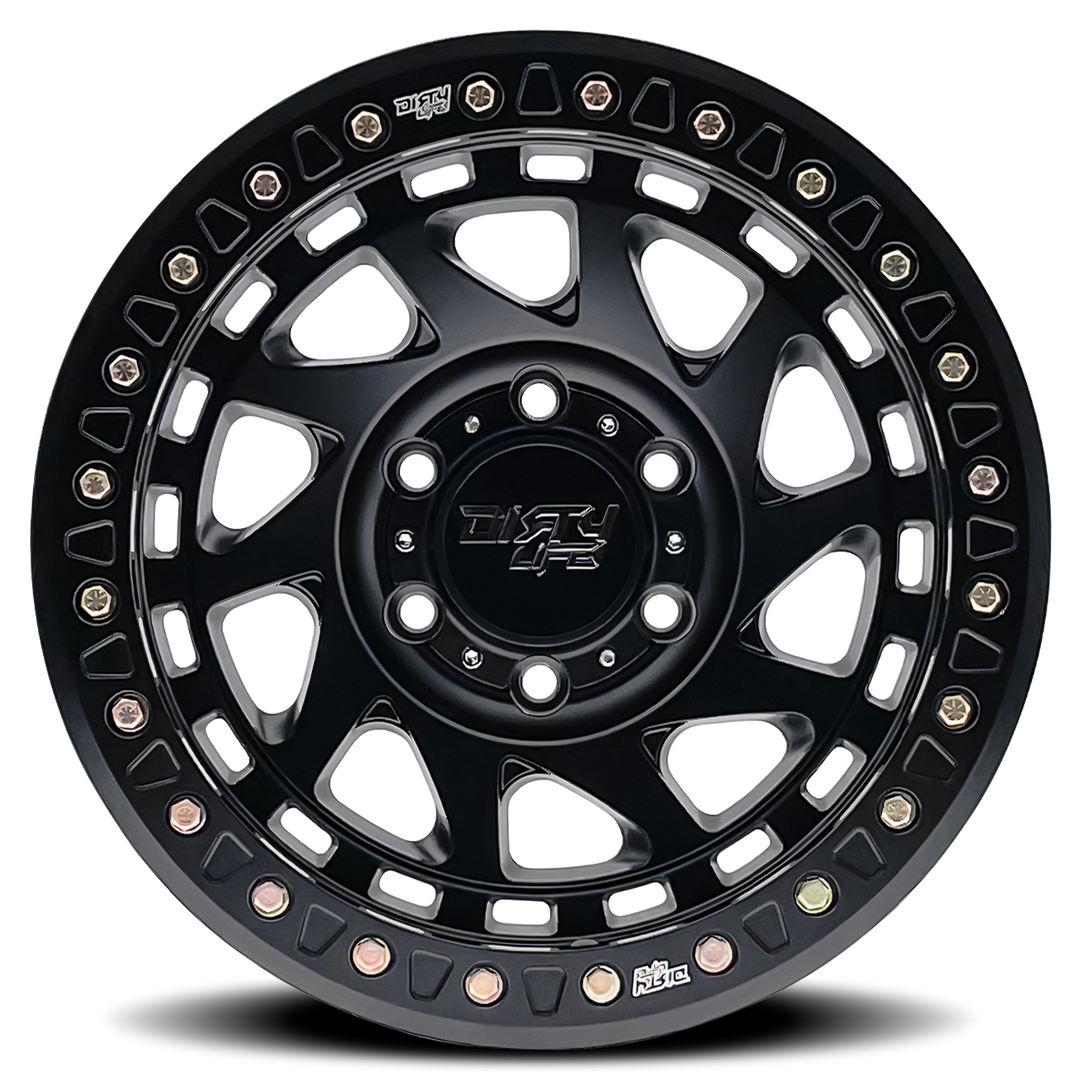 DIRTY LIFE ENIGMA RACE 9313 MATTE BLACK 17X9 5-127 -12MM 78.1MM 9313-7973MB12