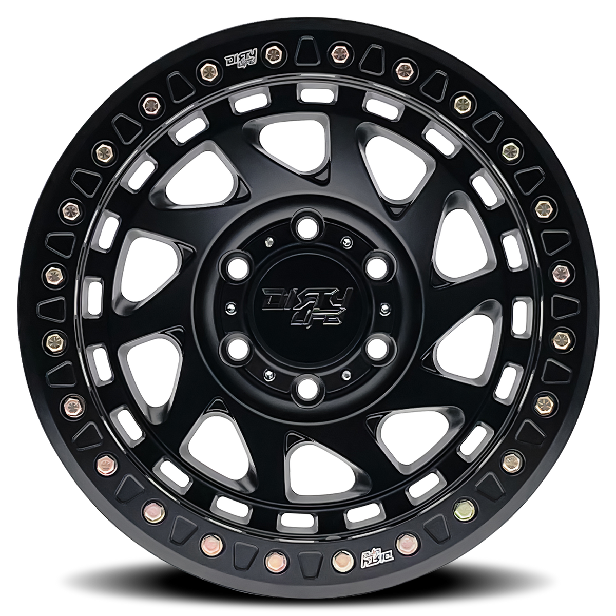 DIRTY LIFE ENIGMA RACE 9313 MATTE BLACK 17X9 5-127 -38MM 78.1MM 9313-7 ...