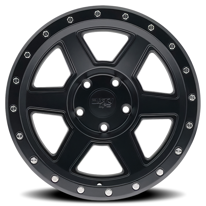 DIRTY LIFE COMPOUND 9315 MATTE BLACK 17X9 6-135 -12MM 87.1MM 9315-7936MB12