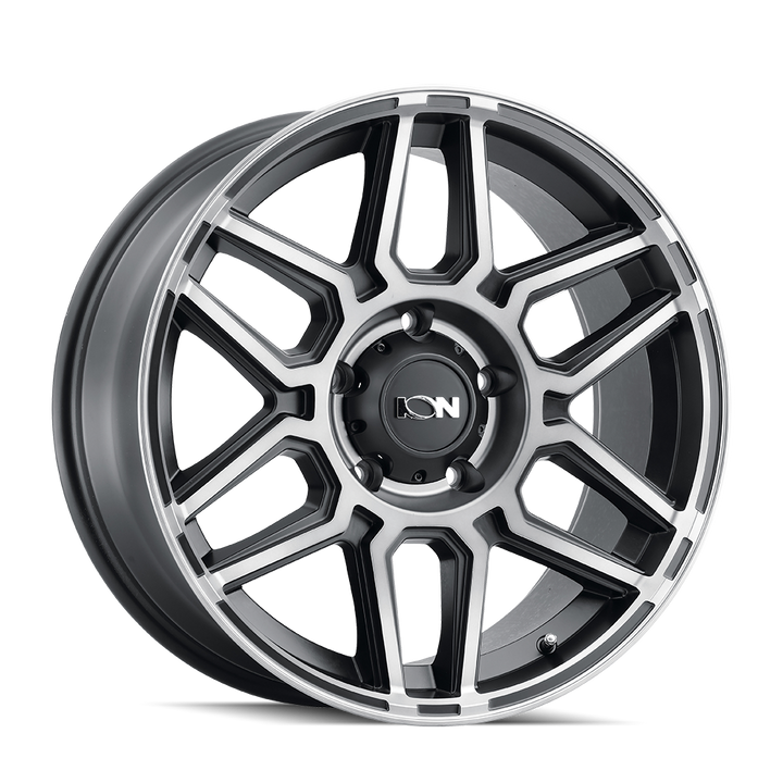 ION 146 MATTE BLACK MACHINED WITH DARK 20X9 6-139.7 18MM 106MM 146-2983TM18