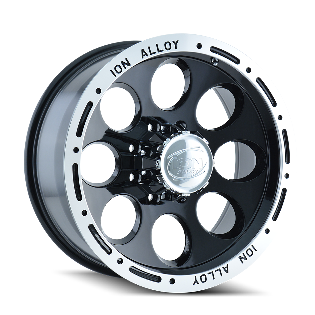ION 174 GLOSS BLACK MACHINED 17X9 6-135 0MM 87MM 174-7936B