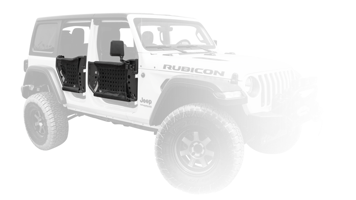 Body Armor 4X4 Traildoors Rear - JL-6150