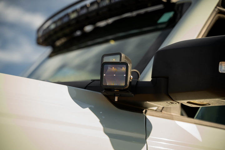 A-Pillar Dual Light Pod Drop Mounts