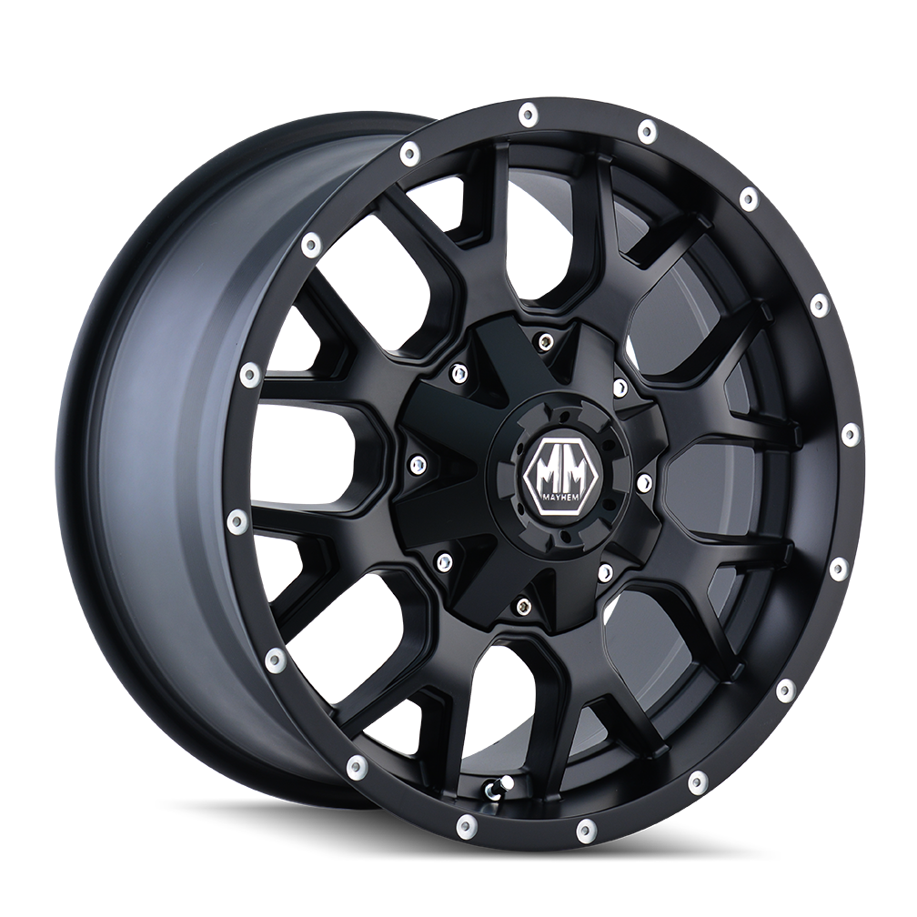 MAYHEM WARRIOR 8015 MATTE BLACK 20X9 8-165.1 0MM 130.8MM