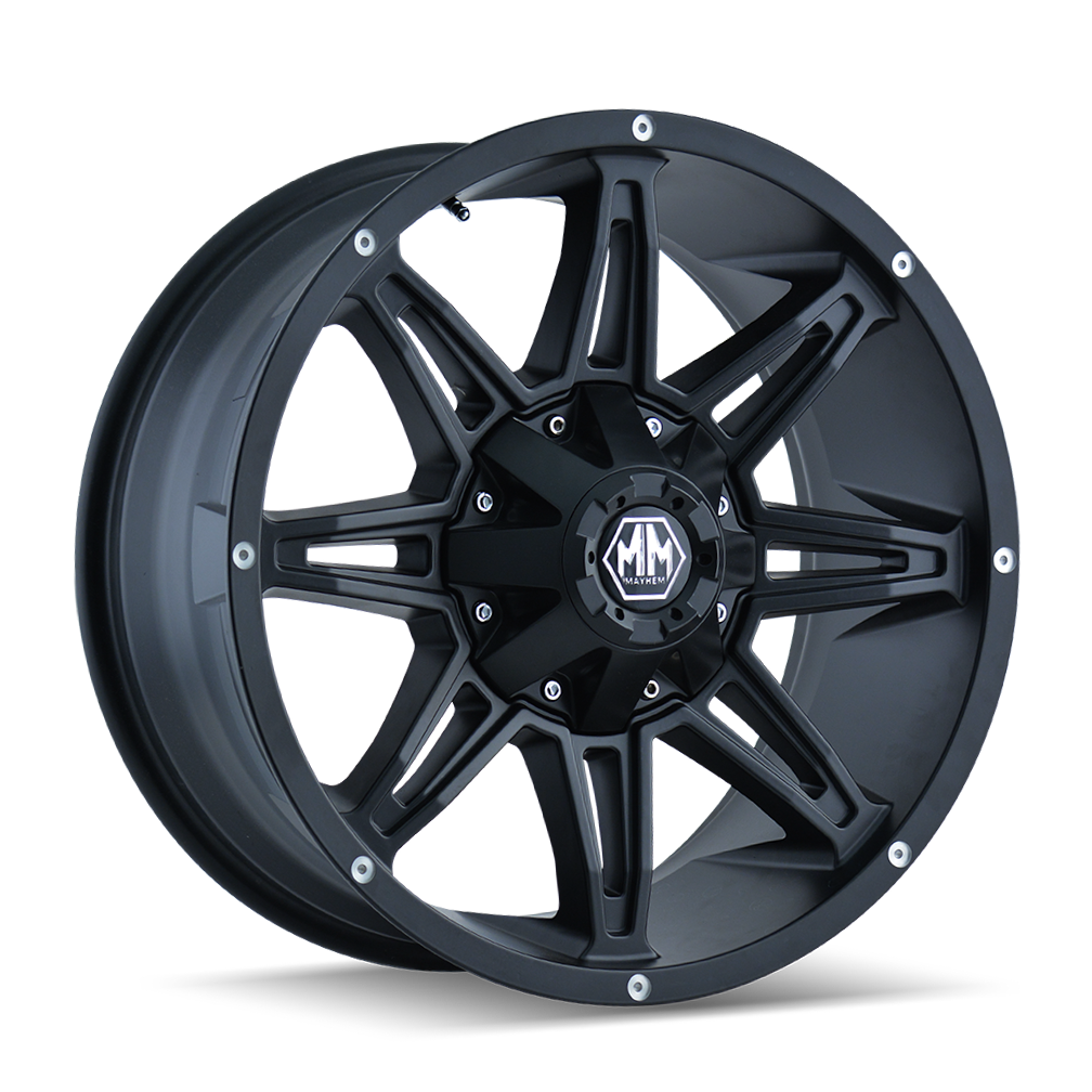 MAYHEM RAMPAGE 8090 MATTE BLACK 20X9 5-150/5-139.7 18MM 110MM