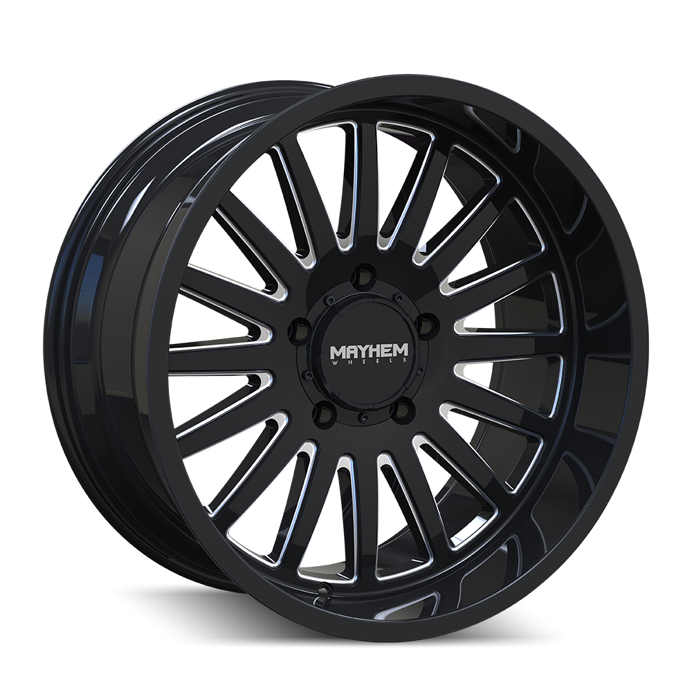MAYHEM UTOPIA 8114 GLOSS BLACK MILLED 20X9 5-139.7 18MM 87.1MM