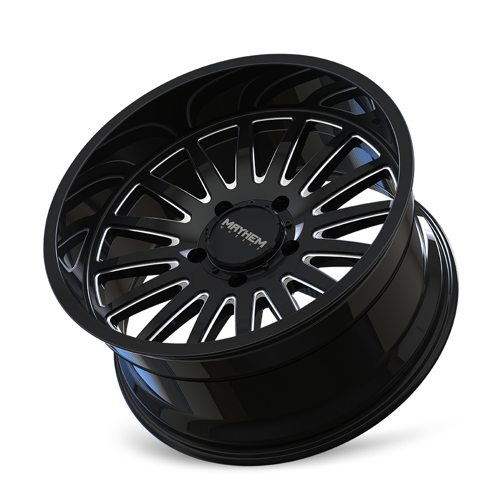 MAYHEM UTOPIA 8114 GLOSS BLACK MILLED 20X9 6-139.7 18MM 106MM