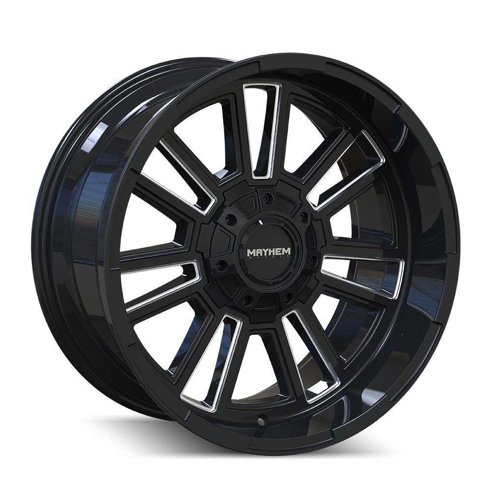 MAYHEM APOLLO 8115 GLOSS BLACK MILLED 20X9 6-135/6-139.7 0MM 106MM