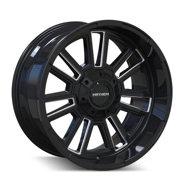 MAYHEM APOLLO 8115 GLOSS BLACK MILLED 20X9 6-135/6-139.7 0MM 106MM