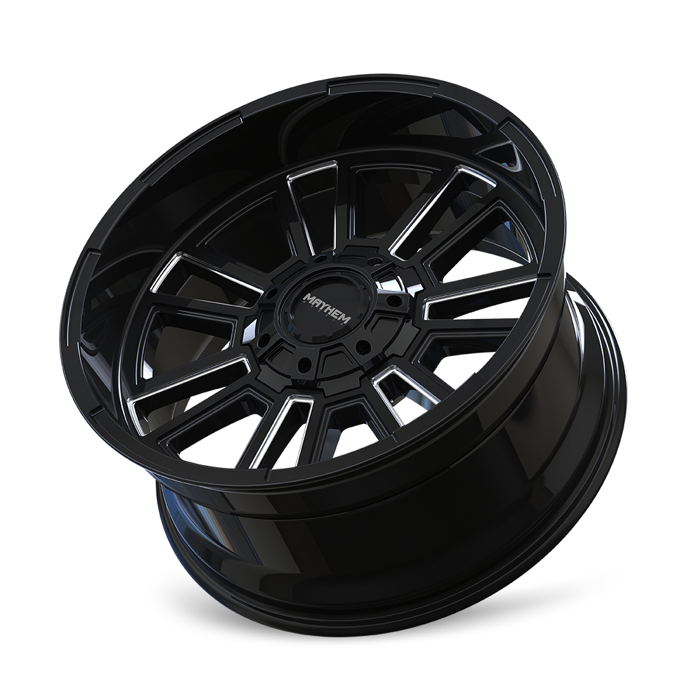 MAYHEM APOLLO 8115 GLOSS BLACK MILLED 20-9 8-170 0MM 125.2MM