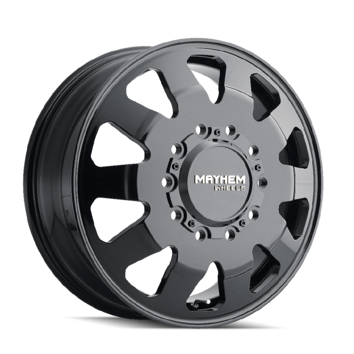 MAYHEM CHALLENGER 8181 FORGED GLOSS BLACK 22X8.25 10-225 169MM 170.1MM