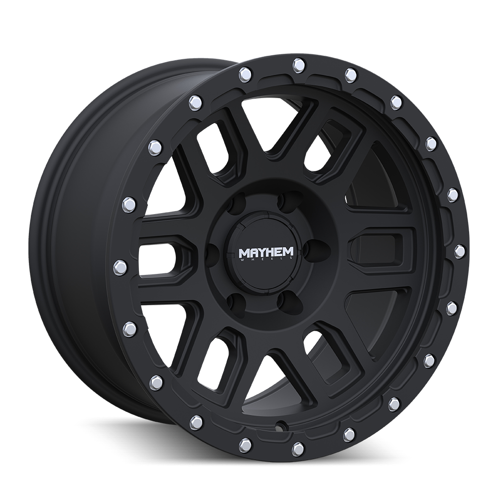 MAYHEM DELTA 8304 MATTE BLACK 20X9 8-165.1 -12MM 125.2MM