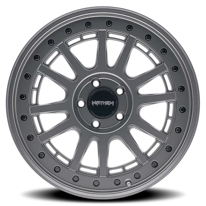 MAYHEM COMPASS 8305 MATTE GUNMETAL W/ BLK BOLT 20X9 5-127 0MM 78.1MM