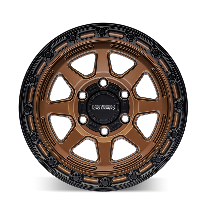 MAYHEM RIDGELINE 8306 SATIN BRONZE 17X8.5 5-127 -6MM 78.1MM