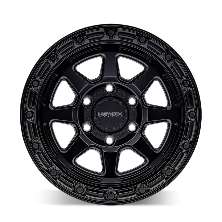 MAYHEM RIDGELINE 8306 SATIN BLACK 17X8.5 6-135 -6MM 87.1MM