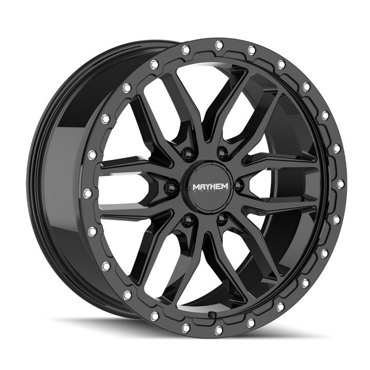 MAYHEM VECTOR 8310 GLOSS BLACK 17X9 6-139.7 18MM 106MM 8310-7983GB